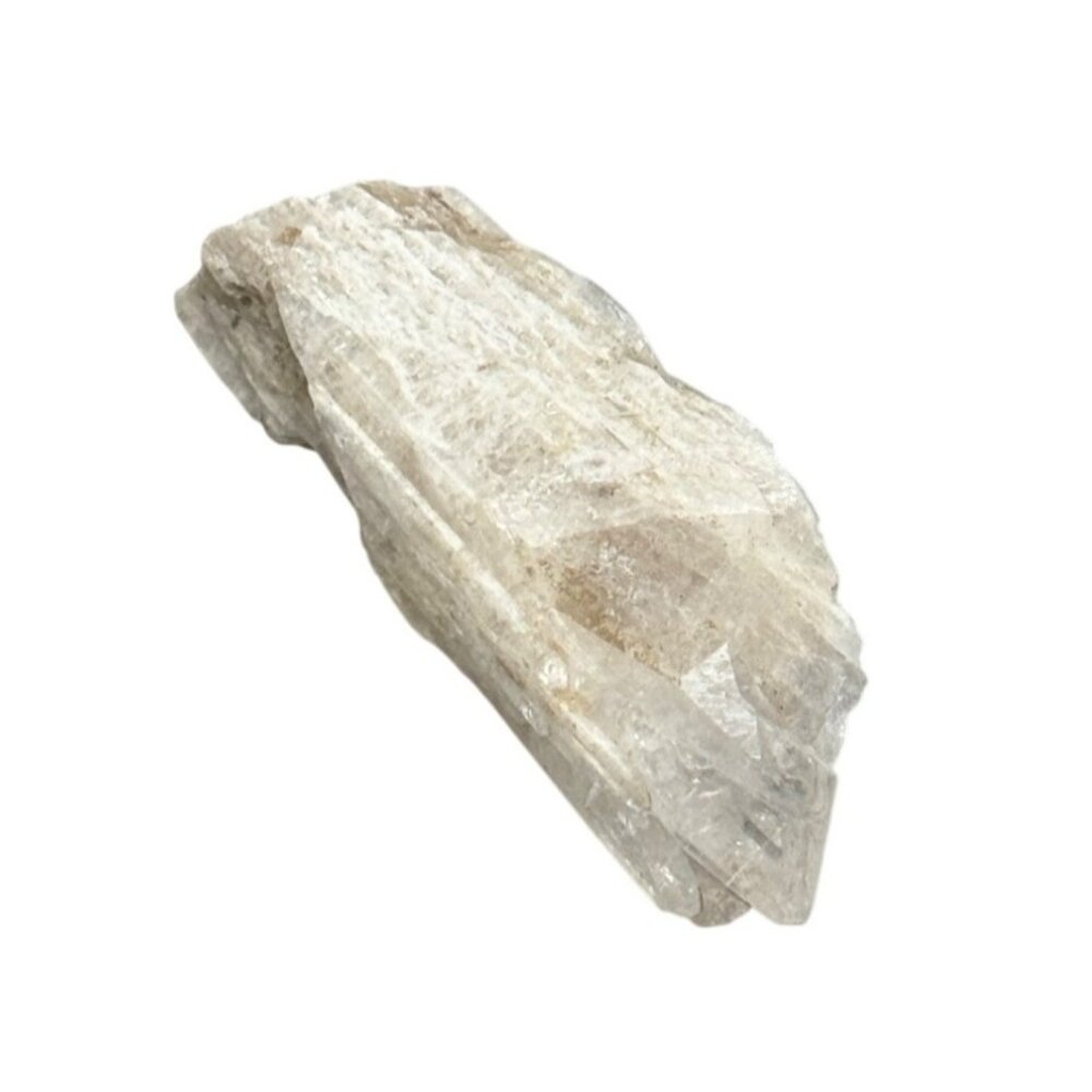 Raw Quartz Crystal Point Specimen 2.5x1" READ